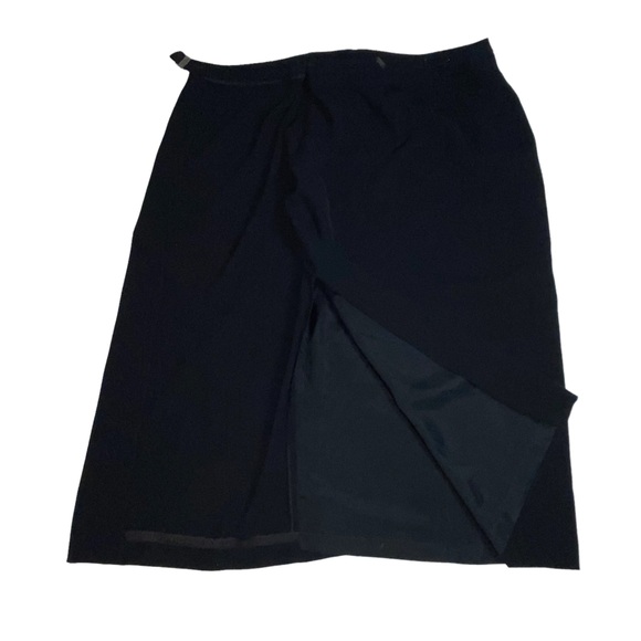 Liz Claiborne Long Black Modest Lined Skirt - Women’s 6 - Picture 5 of 8